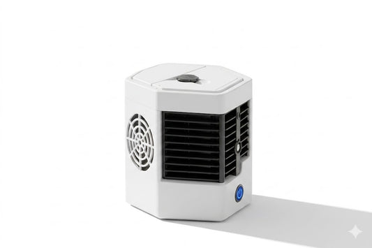 Portable Mini Air Cooler – Quiet Personal Cooling Fan for Home, Office & Car
