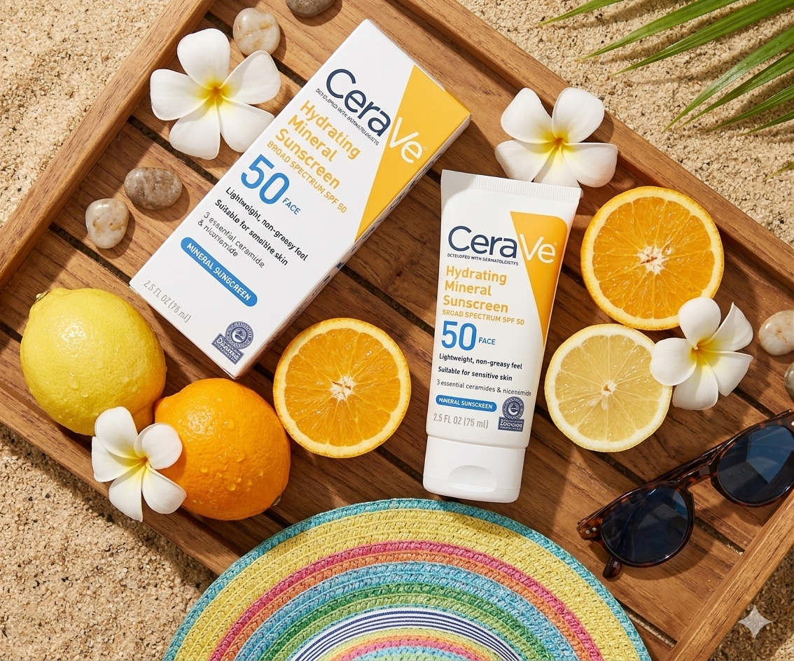Premium Sunblock Cream SPF 50 for Sensitive Skin – Lightweight Daily UV Protection