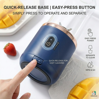 Portable Rechargeable Juicer Blender – Fresh Juice Anytime & Anywhere