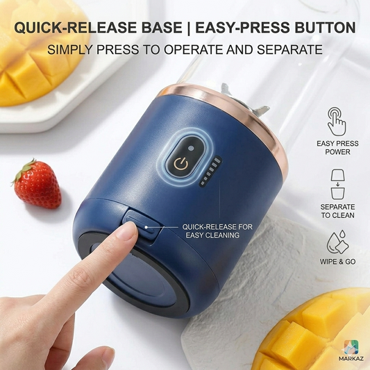 Portable Rechargeable Juicer Blender – Fresh Juice Anytime & Anywhere