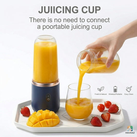Portable Rechargeable Juicer Blender – Fresh Juice Anytime & Anywhere